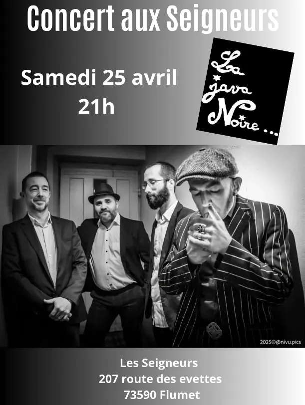 Affiche CONCERT AUX SEIGNEURS