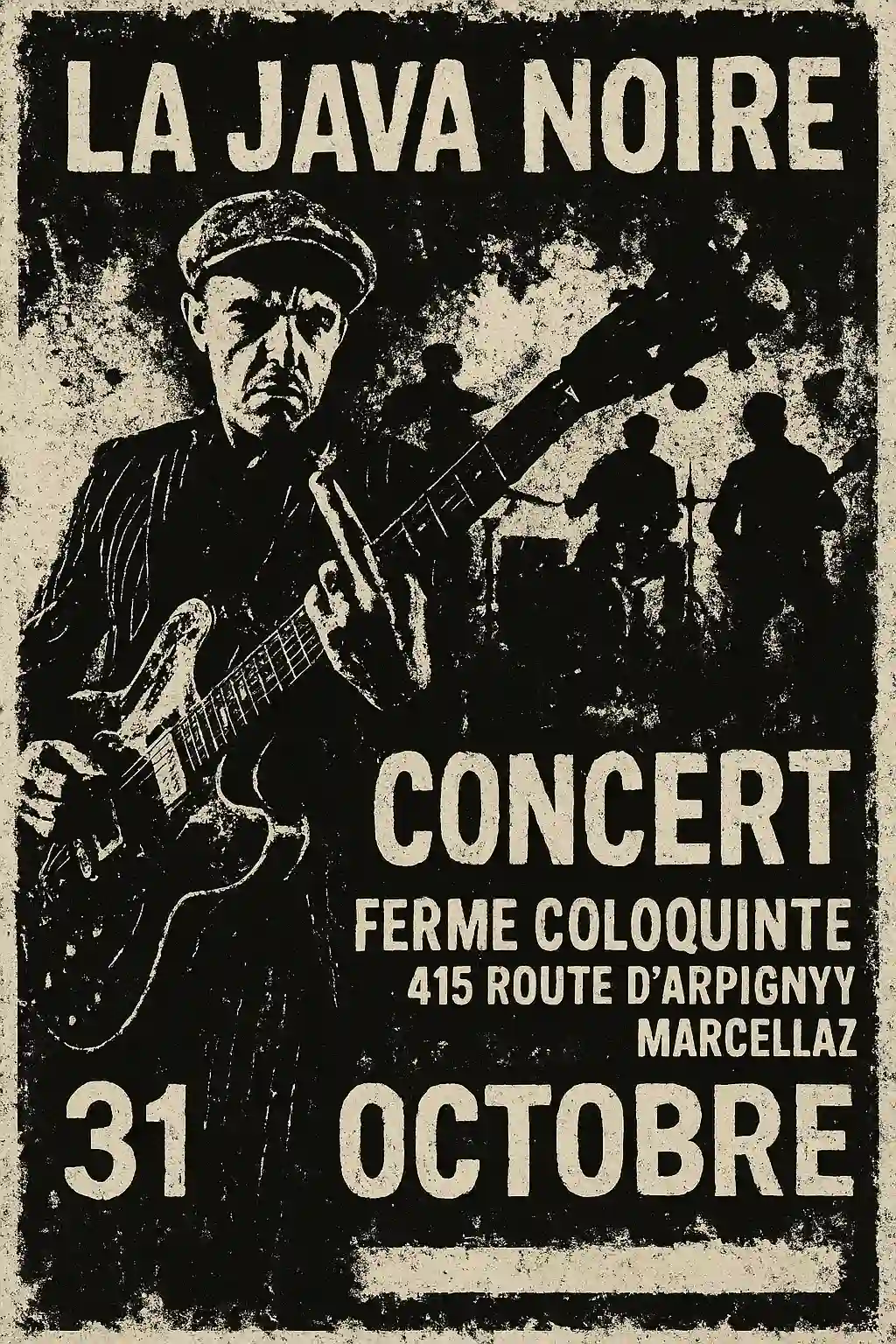 Affiche Concert à la Coloquinte
