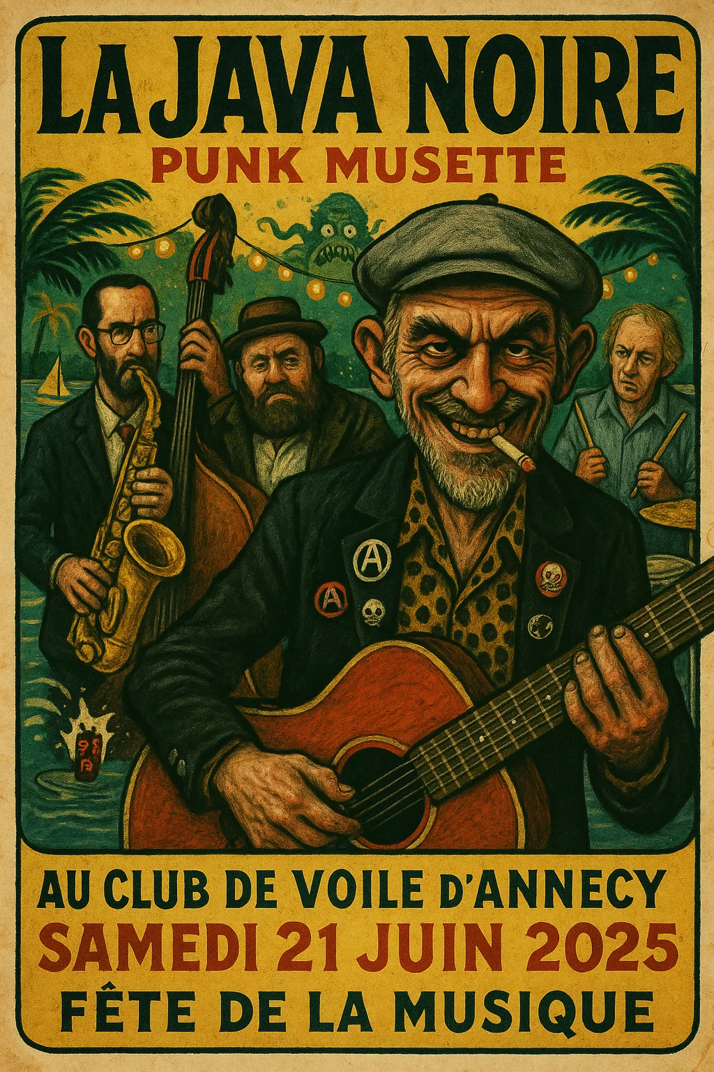 Affiche Fête de la musique Annecy